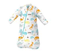 MIKAFEN Saco Dormir Bebé 100% AlgodóN 3,5 TOG Mangas ExtraíBles Invierno | Cremallera Bidireccional, Manga Larga, Lavable A MáQuina, Parte Inferior Holgada Con Amplio Espacio Para Moverse