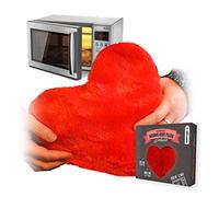 mikamax - Almohada corazón cálido - Deluxe - Lavendel - Rojo | Cojín térmico suave que retiene el calor después del calentamiento y es ideal para momentos acogedores en casa.