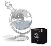 Mikamax, Barometer Storm Globe, decoración de Escritorio, transparant, barómetro de Vidrio de Agua (04290)