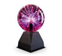 mikamax - Bola de plasma XXL - 20 cm - Bombilla nocturna - Bola de plasma - Cool Light - Globo de plasma - Lámpara de decoración - 20 cm - plasma - Ciencia