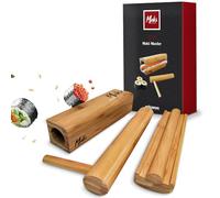 Mikamax - Maki Master Sushi Set - 3 en 1 - Hacer su propio kit de sushi - 24 x 6,5 x 15 cm - Regalos para amantes del sushi - Suministros de sushi