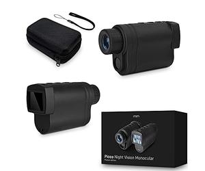 Mikamax - mm Picco Night Vision Monocular - Monocular para Senderismo, Observación De Aves, Caza, Camping, Naturaleza - Regalo