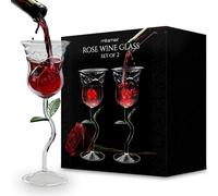 mikamax Rose Wine Glass Set