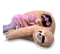Mikamax Sloth Pillow - XL - Osito de Peluche - Osito Perezoso - Peluches Gigantes - Patas con Velcro - Pluche Suave - 90CM