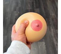 Mikamax - Squishy Boob XL - Stress Reliever - Pelotas Antiestrés - Bola Antiestres - Flexible Rubber - Alivio Del Estrés - Caucho Flexible - Teta De Goma - Ø 10 cm