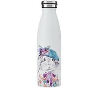 Mikasa Botella de agua Tipperleyhill de 500 ml, diseño de conejo, con funda