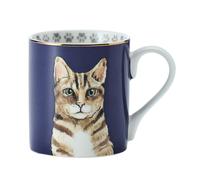 Mikasa cat straight-sided porcelain mug, 280ml