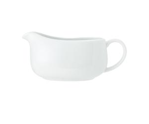 Mikasa chalk salsera de porcelana, 700 ml, salsera grande para salsas