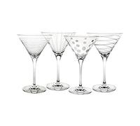 Mikasa Cheers Martini Glasses, Set of 4 by Mikasa