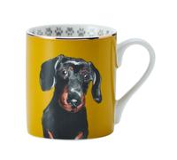 Mikasa dachshund - taza de porcelana de cara recta, 280 ml