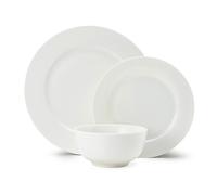 Mikasa Egret - Vajilla de porcelana (12 piezas, en caja de regalo)
