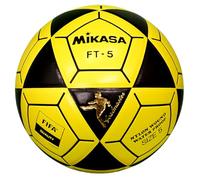 Mikasa FT5 Goal Master Balón de fútbol, Negro/Amarillo, tamaño 5