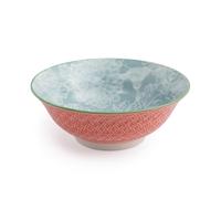 Mikasa grey floral stoneware ramen bowl, patterned 1l japanese noodle