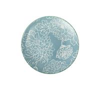 Mikasa grey floral stoneware side plate, patterned 18cm plate for star