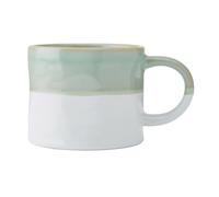 Mikasa - taza (350 ml, color verde y blanco