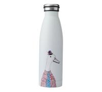Mikasa Tipperleyhill Botella de agua aislante de acero inoxidable para llevar, botella de hidratación de doble pared que mantiene las bebidas calientes durante 12 h y frías durante 18 h, 500 ml
