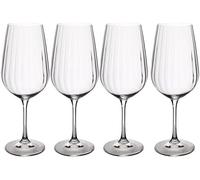 Mikasa treviso copas de cristal para vino tinto, 600ml, juego de 4 cop