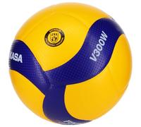 Mikasa V300W FIVB Ball V300W, Womens,Mens Volleyballs, Yellow, 5 EU