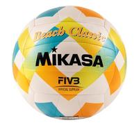 MIKASA Volleyball Beach Classic BV543C-VXA-LG Balón, Adultos Unisex, Multicolor (Multicolor), 5