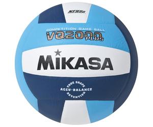 Mikasa VQ2000 - Pelota de Voleibol de microcélulas, Color Columbia Azul/Azul Marino/Blanco, tamaño Official Size and Weight