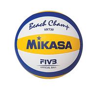 Mikasa VXT30 Beach Champ FIVB Official Game Ball VXT30, Unisex Volleyballs, White, 5 EU