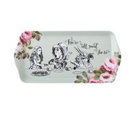 Mikasa y v&a alice in wonderland bandeja de melamina para sándwiches