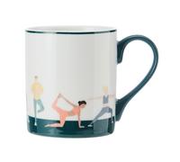 Mikasa yoga straight-sided porcelain mug, 280ml