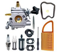 Mikatesi Kit de carburador C1Q-S183 BR600 con kit de filtro de aire 4282 141 0300 para Stihl BR500 BR550 BR600 BR700 BR 500 550 600 700 soplador de hojas reemplaza Zama C1Q-S183 428282 -120 cm 0606