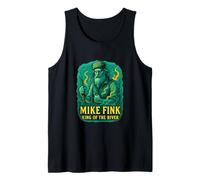 Mike Fink Rey del Río American Frontier Legend Design Camiseta sin Mangas
