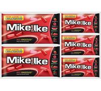 Mike & Ike Caramelo masticable con sabor a fruta "Red Rageous", 5 onzas de 5 paquetes