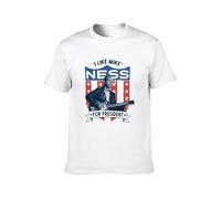 Mike Ness Presidential Men's T-Shirt Unisex White Cotton Print tee Shirts 3XL
