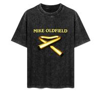 Mike Oldfield Logo Mens Black T-Shirt Top Unisex tee L