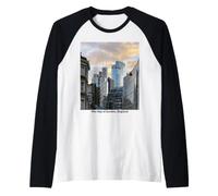 Mike Trow London City Inglaterra Color Foto Amante Arte Ligero Camiseta Manga Raglan