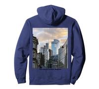 Mike Trow London City Inglaterra Color Foto Amante Arte Ligero Sudadera con Capucha