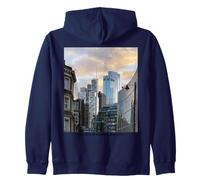 Mike Trow London City Inglaterra Color Foto Amante Arte Ligero Sudadera con Capucha