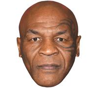 Mike Tyson (Serious) Mascaras de Personajes Famosos, Caras de Carton