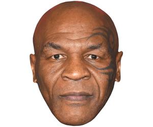 Mike Tyson (Serious) Mascaras de Personajes Famosos, Caras de Carton