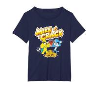Mikecrack «El Youtuber más cercano al Mundo» Camiseta, Mujer Tallas Grandes, Azul Marino, 6XL Grande