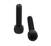 MIKFESPO 10/50 Uds M1.6 M2 M2.5 M3 Longitud 3-40mm 12,9 Clase Acero Tornillos con Cabeza Hexagonal(6mm,M1.6 50pcs)