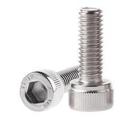 MIKFESPO Tornillo de Cabeza Hueca Hexagonal de Acero Inoxidable 304, 5/10/20/50 Uds., M4, M5, M6, M8, Longitud 4-50mm(4mm,M4(20pcs))