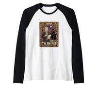 Mikhail Bulgakov The Master Tarot Card Novelista Gato Negro Camiseta Manga Raglan