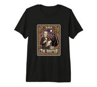 Mikhail Bulgakov The Master Tarot Card Novelista Gato Negro Camiseta Premium