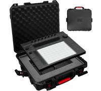MiKiJoy4U Funda rígida para controlador Ableton Push 3, funda de almacenamiento rígida equipada con asa cómoda con espuma personalizable