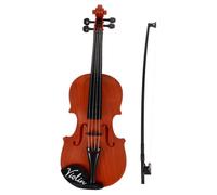 Mikikit 1 juego Adorno Decorativo de Violín para Juguete Musical Realista Accesorio Fotográfico y Decoración de Escritorio para Principiantes y Infantiles