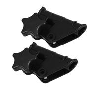 Mikikit 1 Par Piezas De Conexión De Bloqueo De Plástico Asiento del Sillón Asiento De Silla con Bisagras Sillón Reclinable De Playa Mecanismo del Reposacabezas del Sofá Negro Abdominales