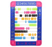 Mikikit 1 Pieza Abacus Infantil Educativo Juguete de Aritmética para Herramienta de Cálculo Matemático Color Aleatorio para Aprendizaje Jardín de Infantes y Color Aleatorio