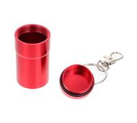 Mikikit 1 Pieza Comedero Portátil para Entrenamiento de Aves Contenedor de Alimentos para Pájaros para Periquitos y Cotorras Resistente y Práctico para Exterior Color Rojo