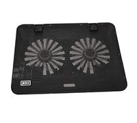 Mikikit 1 Pieza Soporte de Portátil Refrigerante Ajustable Ventilador para Disipación de Base de Enfriamiento para Ordenadores Portátiles Negro