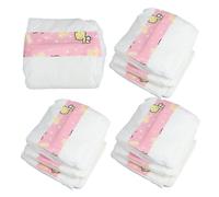 Mikikit 10 Pañales para Muñecas de 18 Pulgadas Accesorios de Plástico Seguros Pañales de Simulación para Disfraces y Juegos de Cuidado Ideales para Muñecas Bebés y Casas de Juego