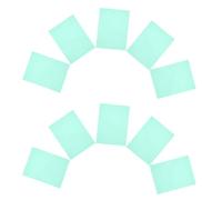 Mikikit 10 Piezas Filtro de Gel para Luz Láminas de Plástico para Corrección de Color Pvc Verde Claro Alta Transparencia 0,3mm para Investigación y Enseñanza Óptica